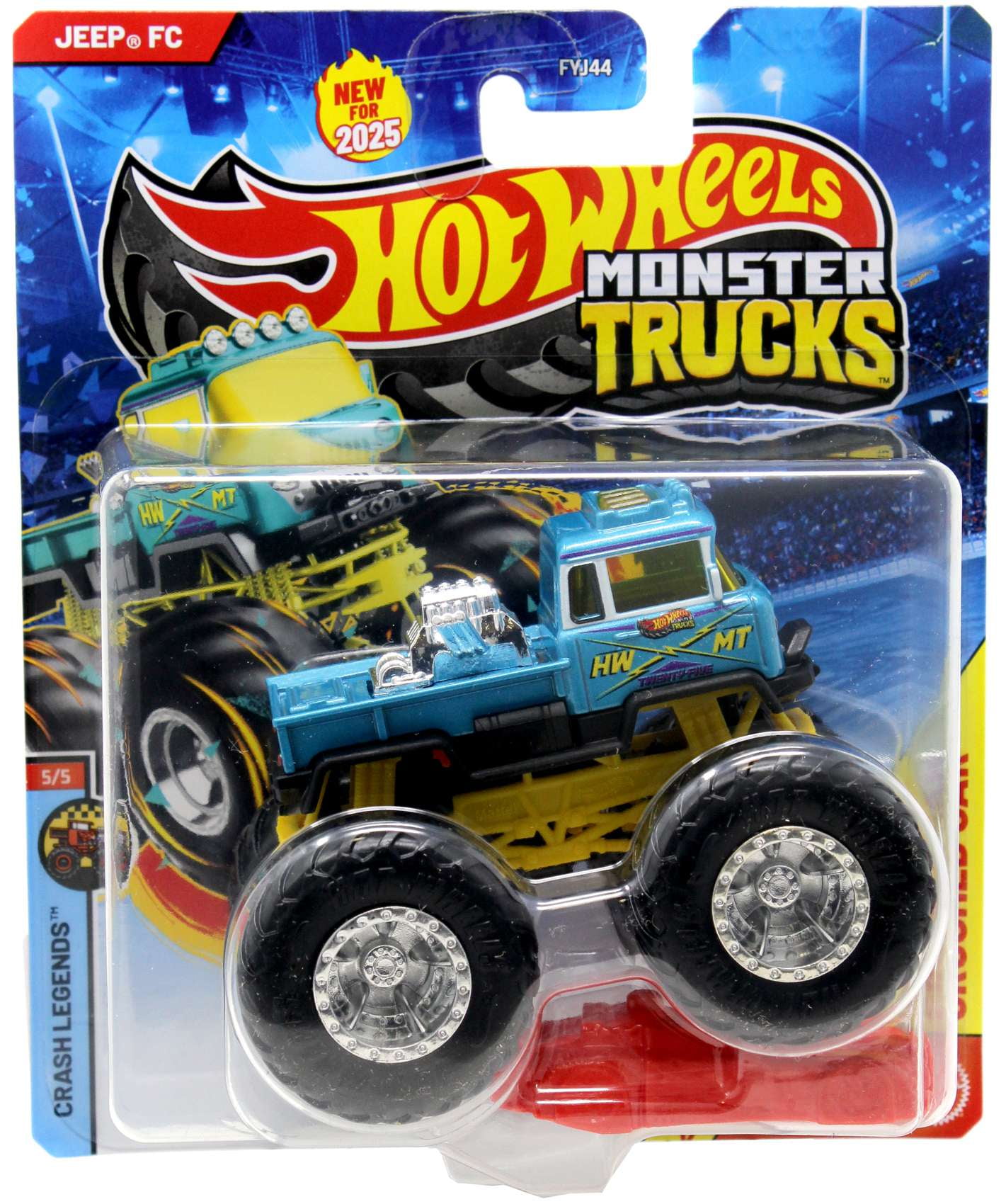 Hot Wheels Monster Trucks Live Diecast Car 8-Pack, 1:64 Scale, Fan