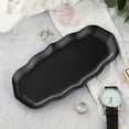 thumbnail image 2 of Stainless Steel Jewelry Storage Tray Metal Cosmetic Storage Oval Cake Fruit Tray, 2 of 7