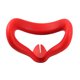 thumbnail image 2 of Funda de silicona para máscara de ojos para Oculus Quest 2 VR, cojín facial para auriculares (rojo), 2 of 5