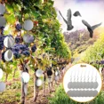 thumbnail image 4 of Juego de cinco discos mejorados para ahuyentar pájaros: reflectores de pájaros de doble cara altamente reflectantes, mejores dispositivos para ahuyentar a todos los pájaros, como el pájaro c, 4 of 5
