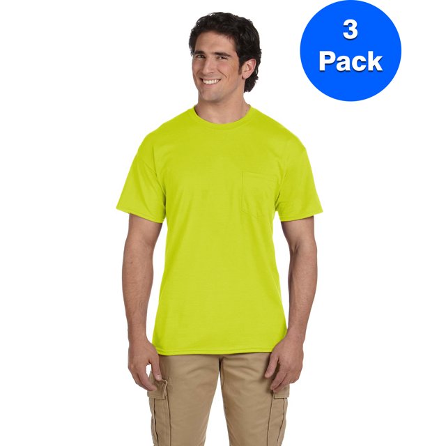 Gildan Men's 50/50 Pocket T-Shirt - G830 (Pack Of 3)
