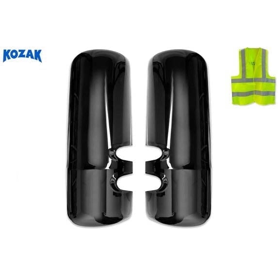 KOZAK Compatible with T680 T880 Black Door Mirror Covers Set