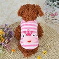thumbnail image 4 of CICRKHB Small Dog Sweater Pet Clothes Autumn and Winter Dog Clothes Striped Home Clothes Pet Supplies Multicolor, 4 of 4