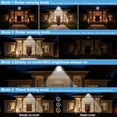 thumbnail image 6 of 5000W Solar Lights Outdoor, 4 Pack Super Bright Solar Street Lights, Dusk to Dawn Solar Security Street Lights, Motion Sensor Solar Outdoor Lights for Yard, Entryway Garage, Porch, 6 of 7