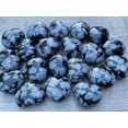 thumbnail image 2 of Snowflake Obsidian Gemstone Hearts, Polished Snowflake Obsidian Puffy Hearts, Snowflake Obsidian Palm Stone, Snowflake Obsidian Heart (2 Hearts）, 2 of 9