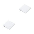 thumbnail image 3 of Tholdsy Plástico PC CD Writer a prueba de golpes interior al aire libre DVD Driver Player blanco Blanco 2piezas, 3 of 6