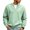 Light Green, variant on BRANROY Men's Waffle V Neck Long - Sleeve Tee Shirts for Men with Soft Waffle Knit for Everyday Comfort, Layering and Weekend Outings,Black L