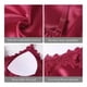 thumbnail image 4 of Conjunto de pijama satinado para mujer, 5 piezas, con paneles de encaje, boda 2024, 4 of 4