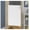 23 6x35 4in White 3, variant on Swinging Doors Cafe Doors Solid Wood Swing Door Interior Saloon Half Door Partition Door with Hinges for House Kitchen Shop Entrance Pub Porch (23.6x35.4in-Black-2)