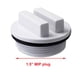 thumbnail image 5 of Paquete de 2 tapones roscados de 1,5 pulgadas para retorno de piscina con junta tórica para piscinas de invierno, tapón de drenaje de filtro de piscina durante la temporada de invierno, 5 of 5