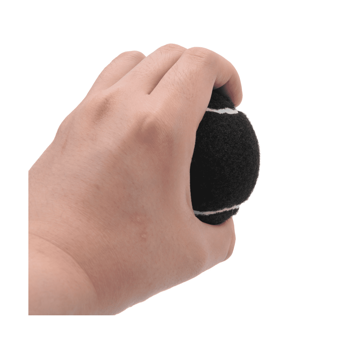 24Pcs Pack Tennis Balls Wear- Elastic Training Balls 66mm Ladies Beginners Practice Tennis ,Black