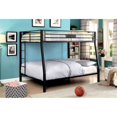 thumbnail image 2 of Furniture of America Rivell Metal Full over Queen Bunk Bed in Black, 2 of 5