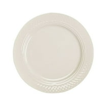 The Homer Laughlin Lead-Free China Round Undecorated Wide Rim Plate Off-White, 9.875" Diameter | 24/Case