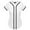 White, variant on Baseball Women Summer Short Sleeve Button Down V Neck Plain T Shirts Hop Softball Sports Active Tee