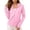 Pink, variant on OGLCCG Workout Jackets for Woman UPF 50  Lightweight Athletic Full Zip Running Jacket Summer Sun Protection Hiking Jackets with Thumb Holes,S,White