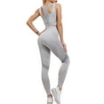 thumbnail image 1 of Conjunto de sujetador deportivo y leggings para mujer - Pantalones cortos de yoga, poliéster y spandex, cintura alta - Tallas S-XL, 1 of 6