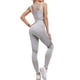 thumbnail image 1 of Conjunto de sujetador deportivo y leggings para mujer - Pantalones cortos de yoga, poliéster y spandex, cintura alta - Tallas S-XL, 1 of 6
