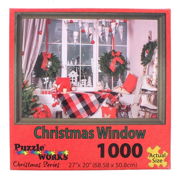 Rompecabezas Staci19 Christmas Window 1000 piezas