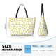 thumbnail image 4 of Disketp Yellow Lemon Leaves Bolsa de Playa de Gran Capacidad, Bolso Impermeable y a Prueba de Arena para Mujer, Ideal para Playa, Piscina y Natación, 4 of 7