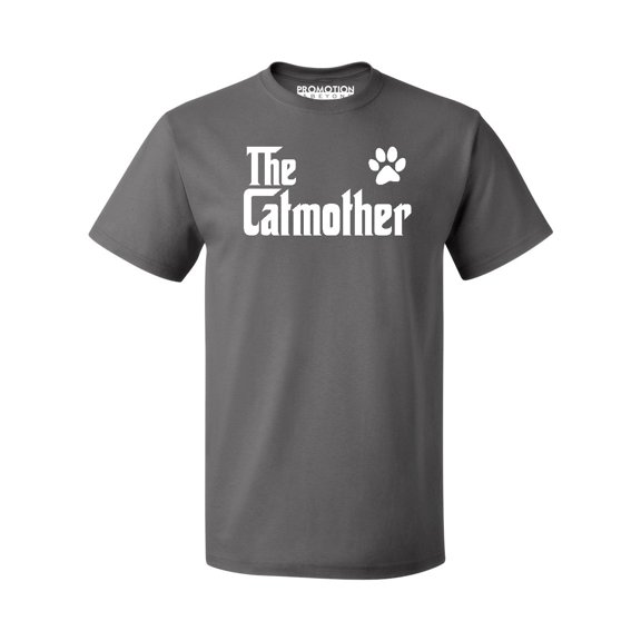 The Catmother Cat Lovers Mother's Day Men's T-shirt, XL, Charcoal