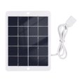 thumbnail image 1 of 3W 5V 太阳能板充电板器 手机移动电源充电器充3.7V-5V 3W白板+USB, 1 of 8
