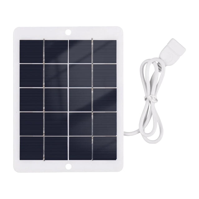 3W 5V 太阳能板充电板器 手机移动电源充电器充3.7V-5V 3W白板+USB