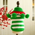 thumbnail image 4 of Pet Clothes, Christmas Winter Warm Striped Knit Sweater Pet Costume for Dog Cat 1PC, 4 of 8