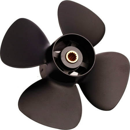UPC: 0824375008474 | Solas 5113-100-07 Amita 4 High-Thrust Aluminum 4-Blade Propeller – RH  10  Diameter x 7  Pitch x 14-Spline