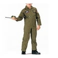 thumbnail image 2 of Rothco 8243 Men Kids Flight Coverall with Patches, Olive Drab - Medium, 2 of 2