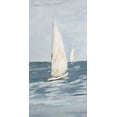 thumbnail image 2 of DeRice, Julie 9x14 Gold Ornate Wood Framed with Double Matting Museum Art Print Titled - Coast Sailing II, 2 of 4