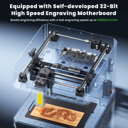 Laser Engraver Machine with Rotary Roller Air Pump Purifier Camera for Wood Engraving PORTWORLD