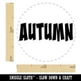 thumbnail image 2 of Autumn Fall Fun Text Self-Inking Rubber Stamp Ink Stamper - Brown Ink - Medium 1 Inch, 2 of 7
