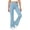 Blue-pants, variant on Girl's Flare Pants Stretch High Waisted Sweat Long Pants Bootcut Dance Casual Activewear Kids Bell Bottoms 11-12 Years