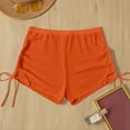 thumbnail image 4 of Chbgutlmr Womens Shorts Drawstring High Rise See-Through Elastic Waist Lounge Shorts Casual Comfy Summer Cute Shorts, 4 of 7