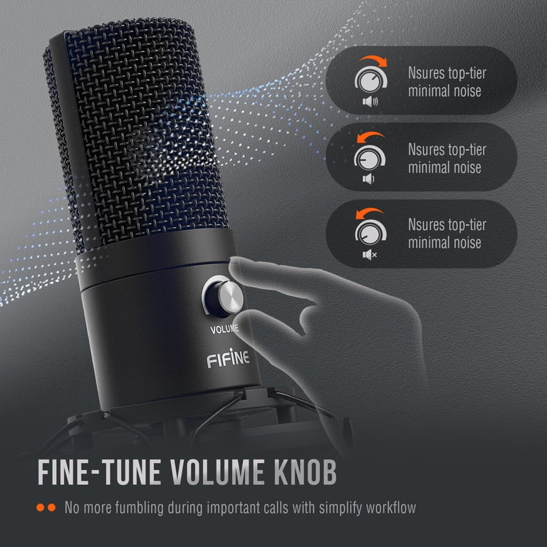 Fifine T669 USB Studio Microphone Kit with Boom Arm photo 6