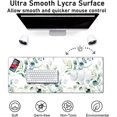 thumbnail image 2 of Desk Pad Protector,Mouse Pad with Non-Slip Rubber Base,Textured & Waterproof Mousepad with Stitched Edges,Large Desk mats for Computers,Laptop,Gaming,Office & Home,31.5 x 11.8 in,Leaf, 2 of 7