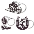 thumbnail image 1 of 1PCS PVC Cute Keychain New Arrival Cowboy Boots Wholesale Custom Key Chain Anime Accessories Handbag Pendant Kids Toys Keyholder tzw, 1 of 6