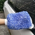 thumbnail image 1 of 1 Pcs Car Cleaning Mitt Wash Glove Soft Microfiber Easy to Dry Detailing Cloth Towel, 1 of 9