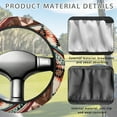 thumbnail image 4 of ZUXONGSY Aztec Tribal Golf Cart Steering Wheel Cover Club Car Steering Wheel Cover Universal Automotive Steering Wheel Cover Club Car Golf Cart Interior Decor Steering Wheel Accessories, 4 of 7