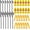 Yellow, variant on 36 Pcs Heavy Duty Tree Stake Kits Stake and Support for Young Leaning Tree Anchor Straightening Kit, 15.8'' Support Straps, 11.8'' Steel Stakes, 13.12ft Rope Against Bad Weather(Yellow)