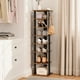 thumbnail image 2 of HOOBRO Zapatero Vertical de 8 Niveles, Organizador de Almacenamiento de Zapatos de Madera con Ganchos, Torre de Zapatos Estrecha para 8 Pares, Ahorro de Espacio, para Entrada, Sala de Estar, Dormitori, 2 of 5