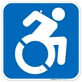 thumbnail image 1 of New York Handicap Parking Sign, Accessible Graphic Only Sign,, 1 of 8