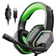 thumbnail image 2 of EKSA E1000 Game Headset 7.1 Auriculares estéreo con reducción de ruido Auriculares portátiles para juegos, verde negruzco Guardurnaity EL000548-02B, 2 of 2