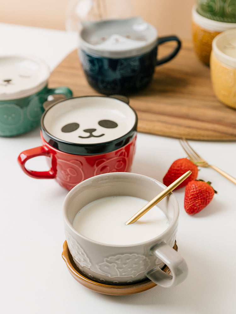 Handmade Ceramic Kitty Mug - Adorable 10 oz Cat Coffee Cup – Enjoy