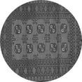 thumbnail image 1 of Ahgly Company Indoor Round Persian Gray Traditional Area Rugs, 6' Round, 1 of 1