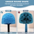 thumbnail image 3 of Pack de 2 piezas con forma de punta de plumero con forma de telaraña, diseño retorcido, azul, 3 of 8