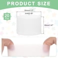 thumbnail image 2 of 20Pcs Silicone Rubber Bands Non-slip 3.39 Inch for Art, White, 2 of 6