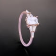 thumbnail image 5 of Sterling silver emerald & baguette cut cubic zirconia ring, 5 of 5