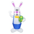 thumbnail image 2 of Conejito De Pascua Inflable De 1,9 M, Figura De Luz Nocturna Led, Hinchables Para Césped Y Patio, Decoración De Adorno Para Fiesta De Jardín Al Aire Libre Yuarrent HA040691-02, 2 of 6