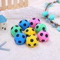 thumbnail image 3 of 12pcs Cute Dog Cat Chew Ball Foam Football Pet Interactive Fetch Play Toy, 3 of 5